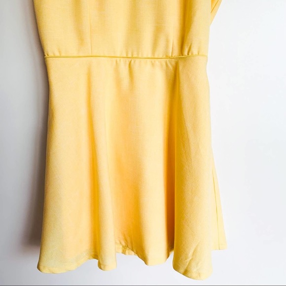 Lulus BACKLESS SKATER DRESS Yellow - Picture 4 of 6